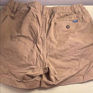Chubbies Tan Flat Front Shorts Casual Style